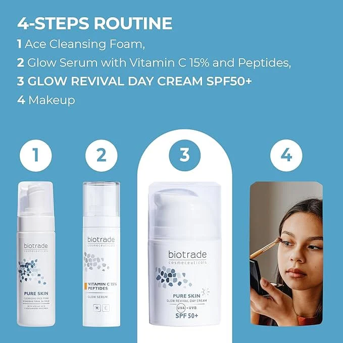 Biotrade Pure Skin Glow Revival Day Cream SPF 50+ (50ml) - Image 5