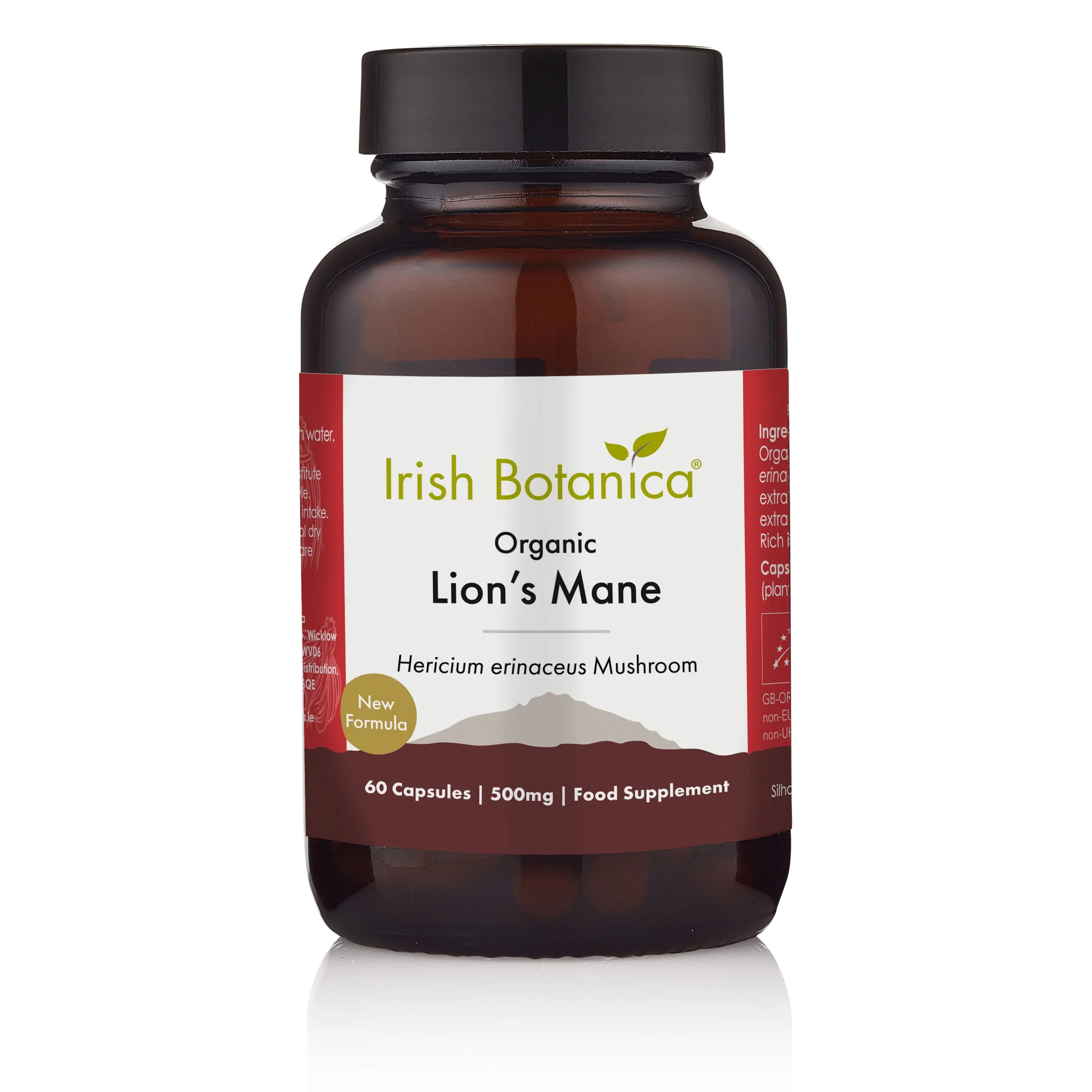 Irish Botanica Lion’s Mane Mushroom 60 Capsules - Image 3