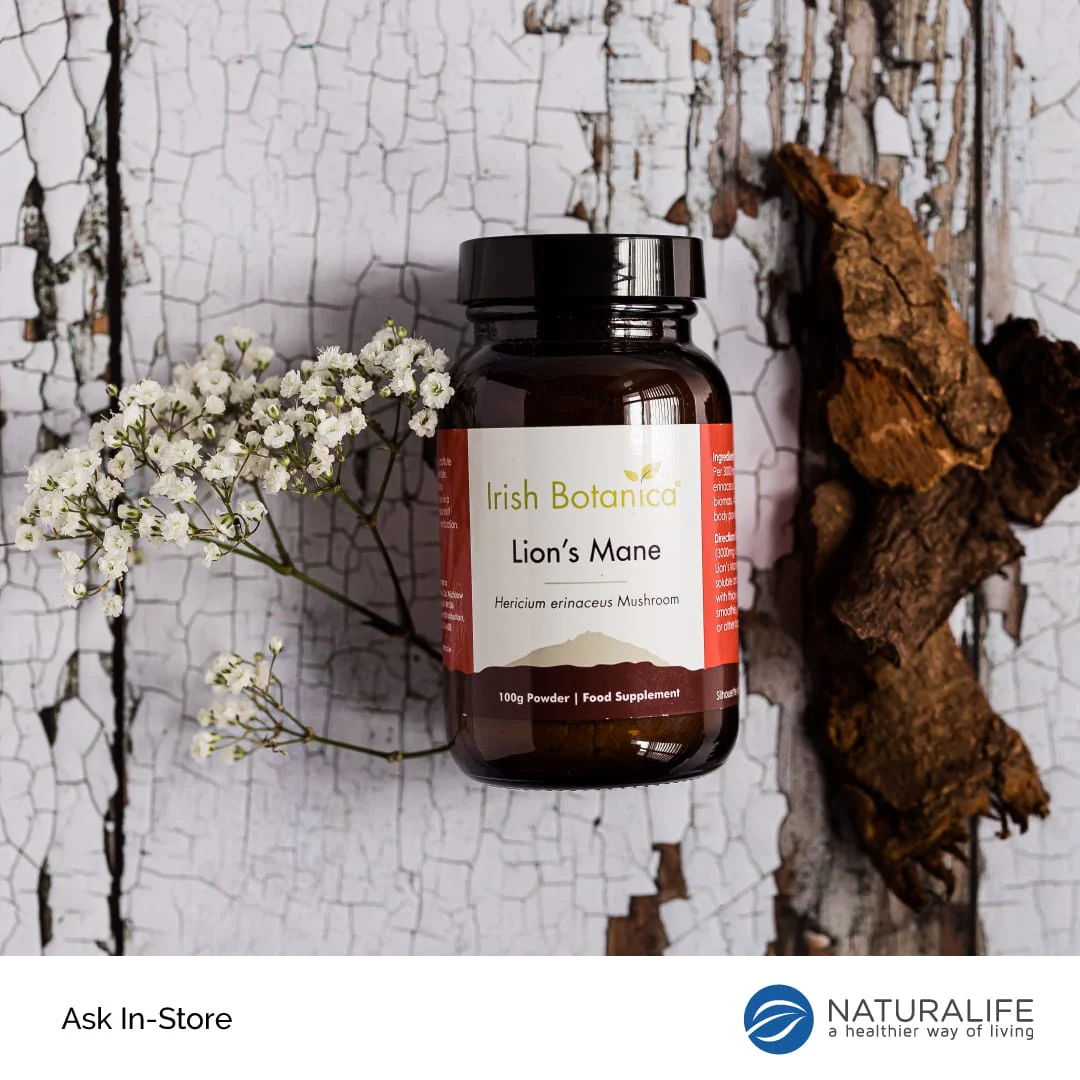 Irish Botanica Lion’s Mane Mushroom 60 Capsules - Image 5