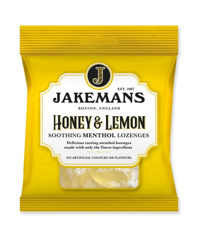 Jakemans Honey & Lemon Menthol Lozenges (73g) - Image 3