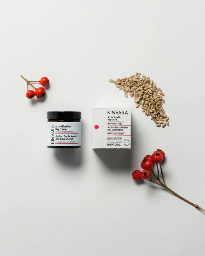 Kinvara Active Rosehip Face Day Cream with Hyaluronic Acid 60ml - Image 5