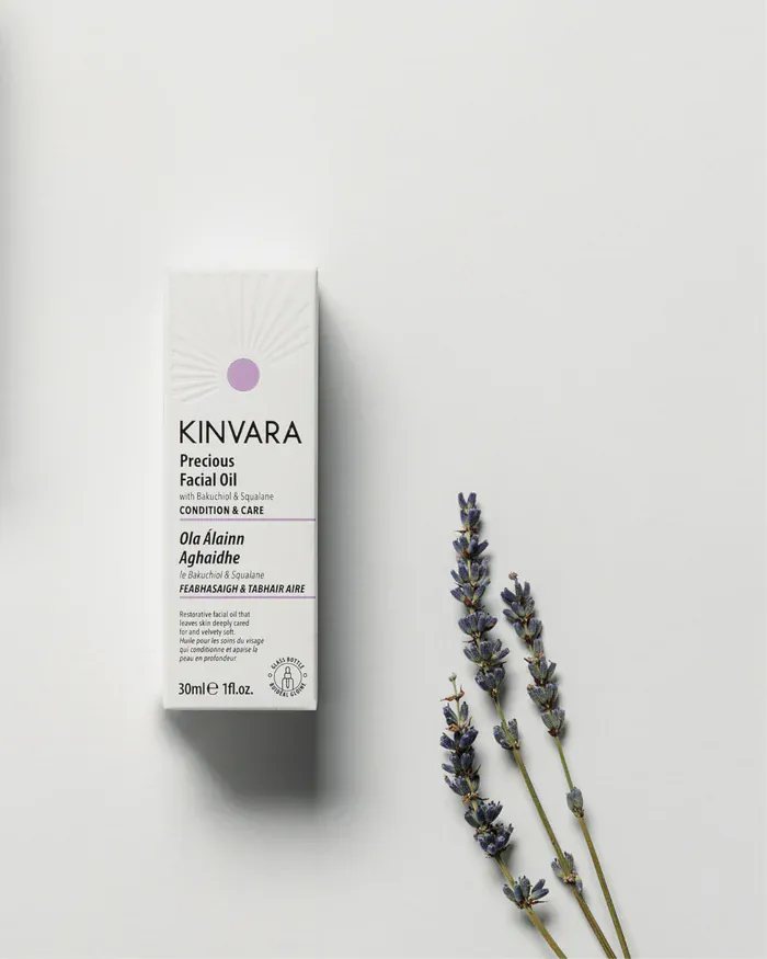 Kinvara Skincare Facial at Home Trio Bundle - Cleanser, Serum & Facial Oil - Image 3