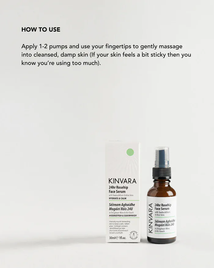 Kinvara Skincare Facial at Home Trio Bundle - Cleanser, Serum & Facial Oil - Image 7