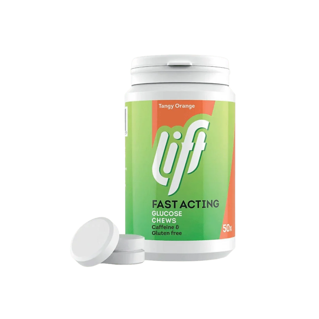Lift Glucose Chewable Tablets Orange 50