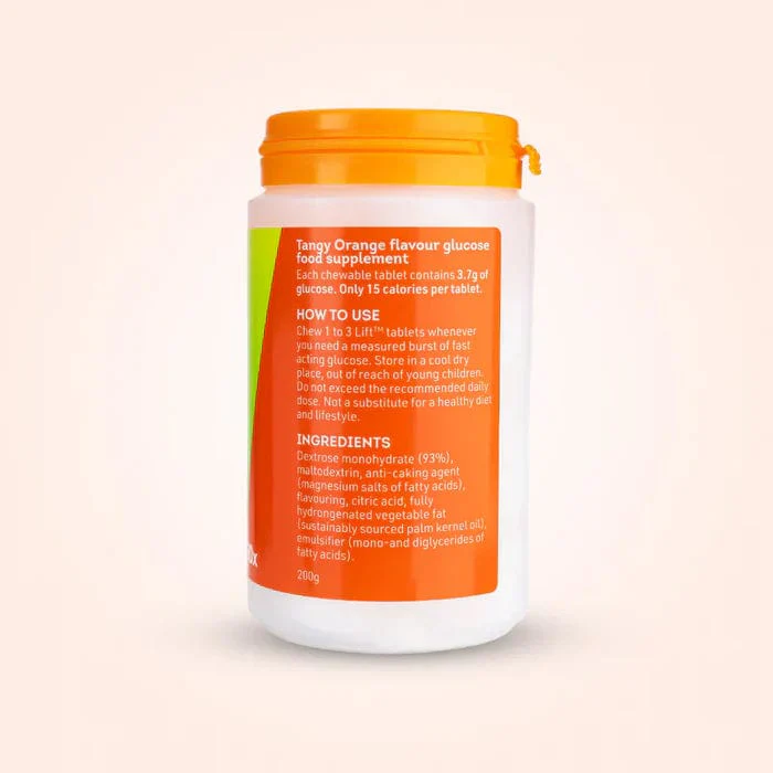 Lift Glucose Chewable Tablets Orange 50 - Image 2