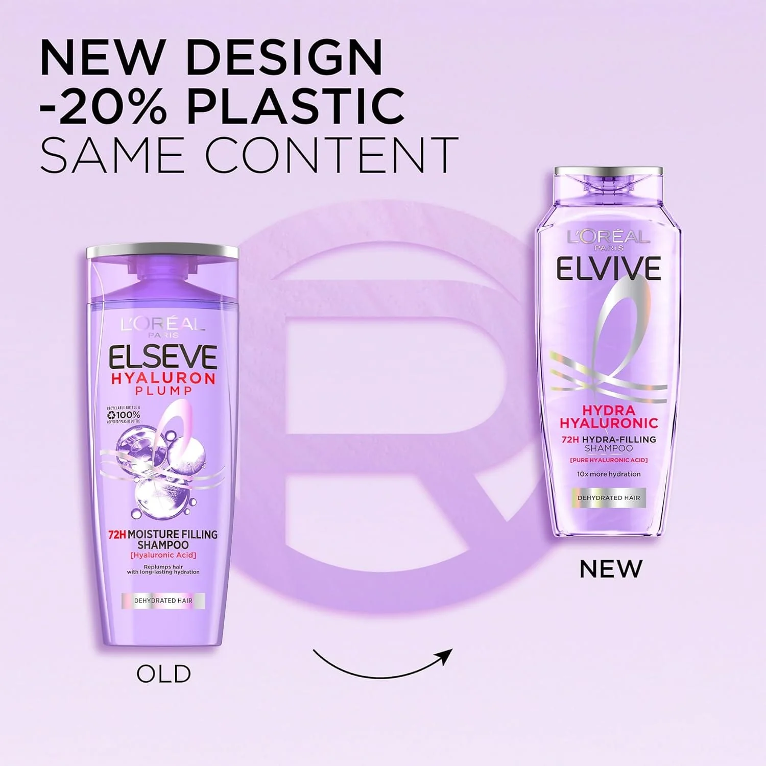 L'Oréal Elvive Hydra Hyaluronic Moisture Boosting Shampoo 700ml - Image 4