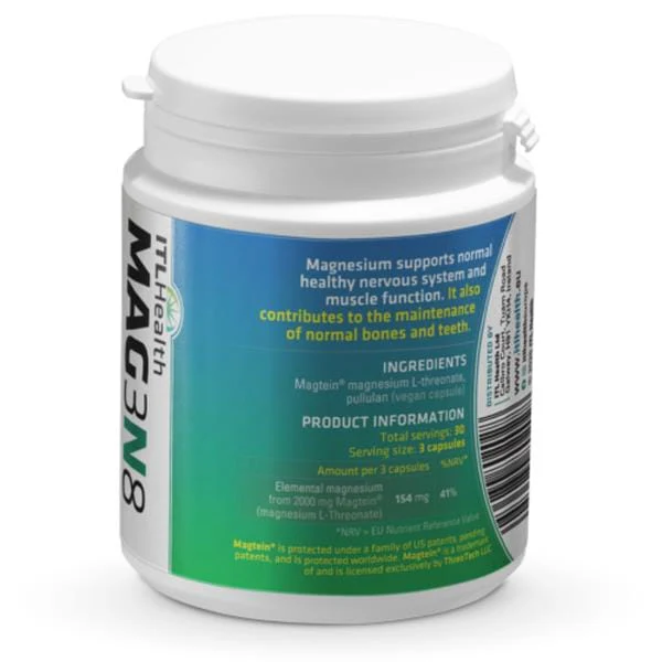Mag3N8 Pure Magnesium Threonate 90 Capsules - Image 5