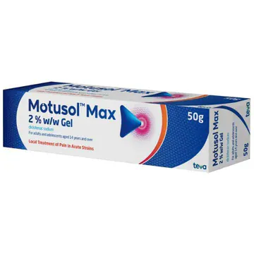 Motusol Max 2% Gel 50g