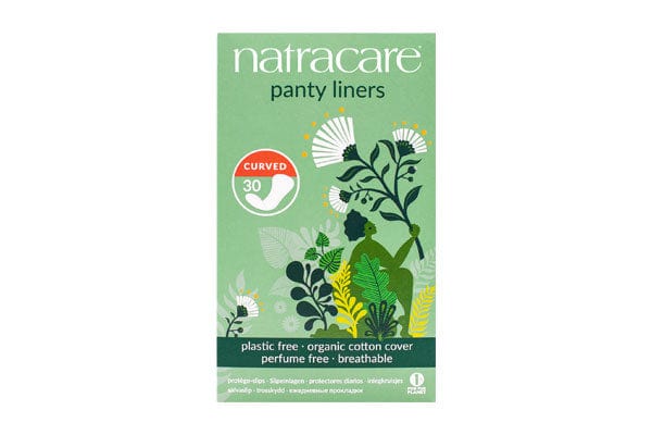 Natural Panty Liner Curved Natracare 30
