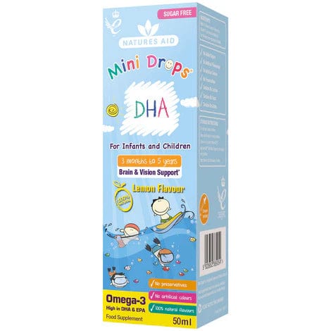 Natures Aid DHA (Omega-3) Drops for Infants & Children 50ml