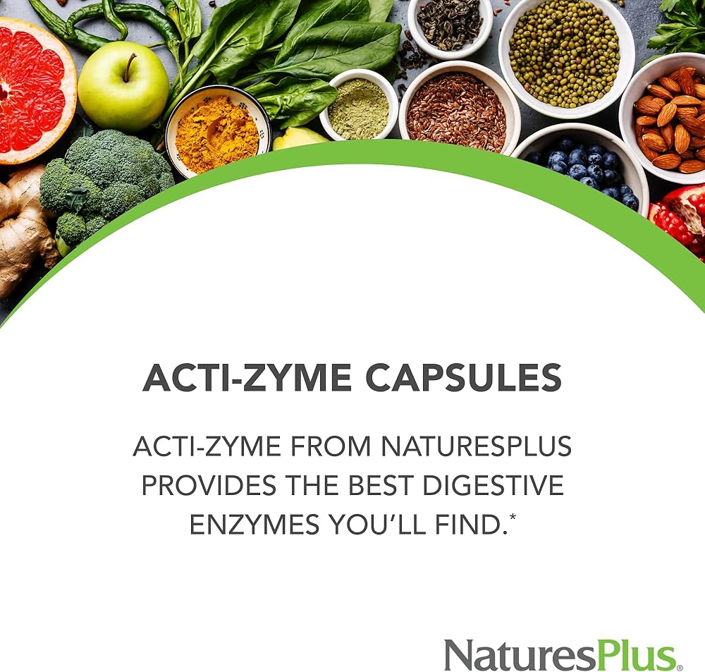 Natures Plus Acti-Zyme 90 Capsules - Image 4