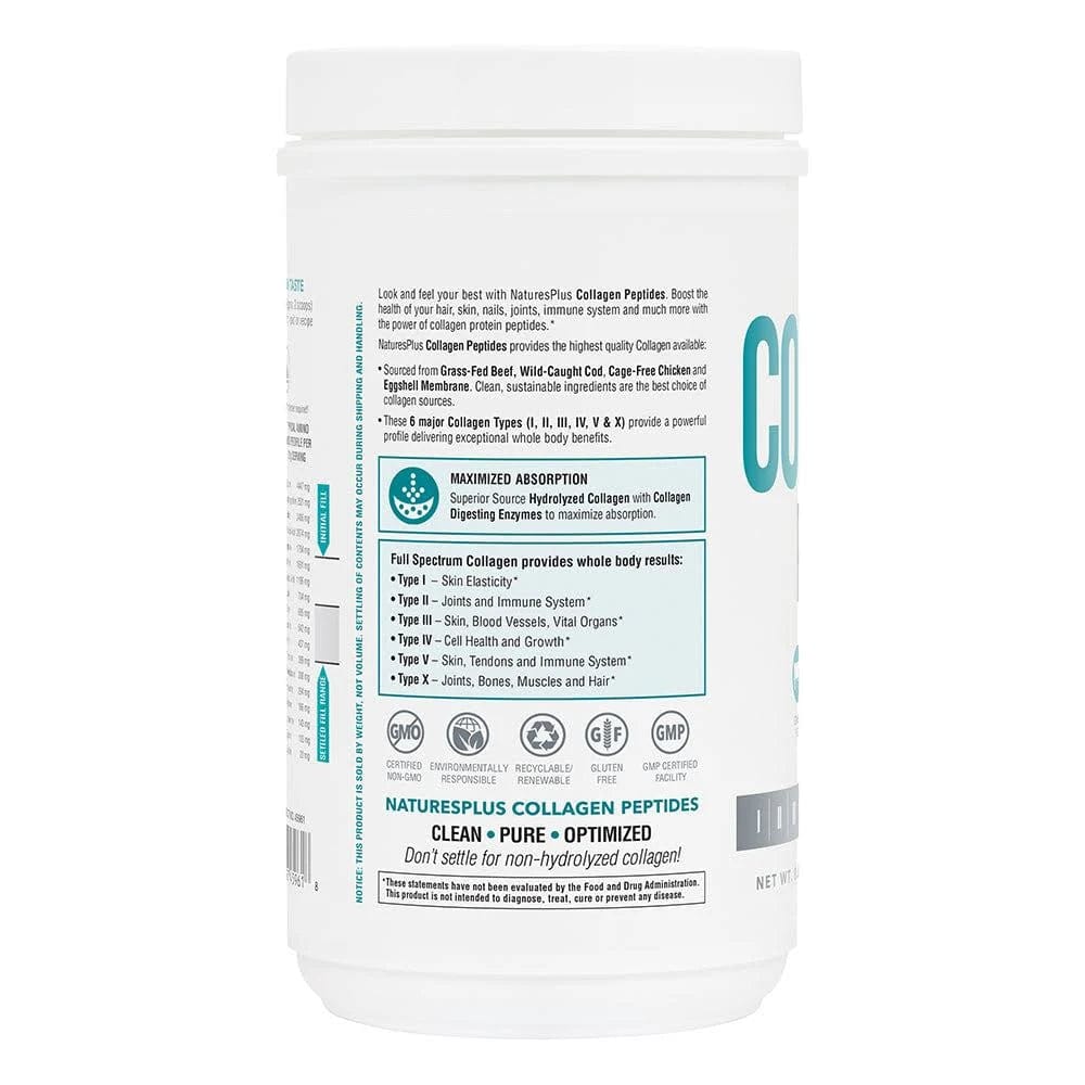 Natures Plus Collagen Peptides Powder 294g - Image 6