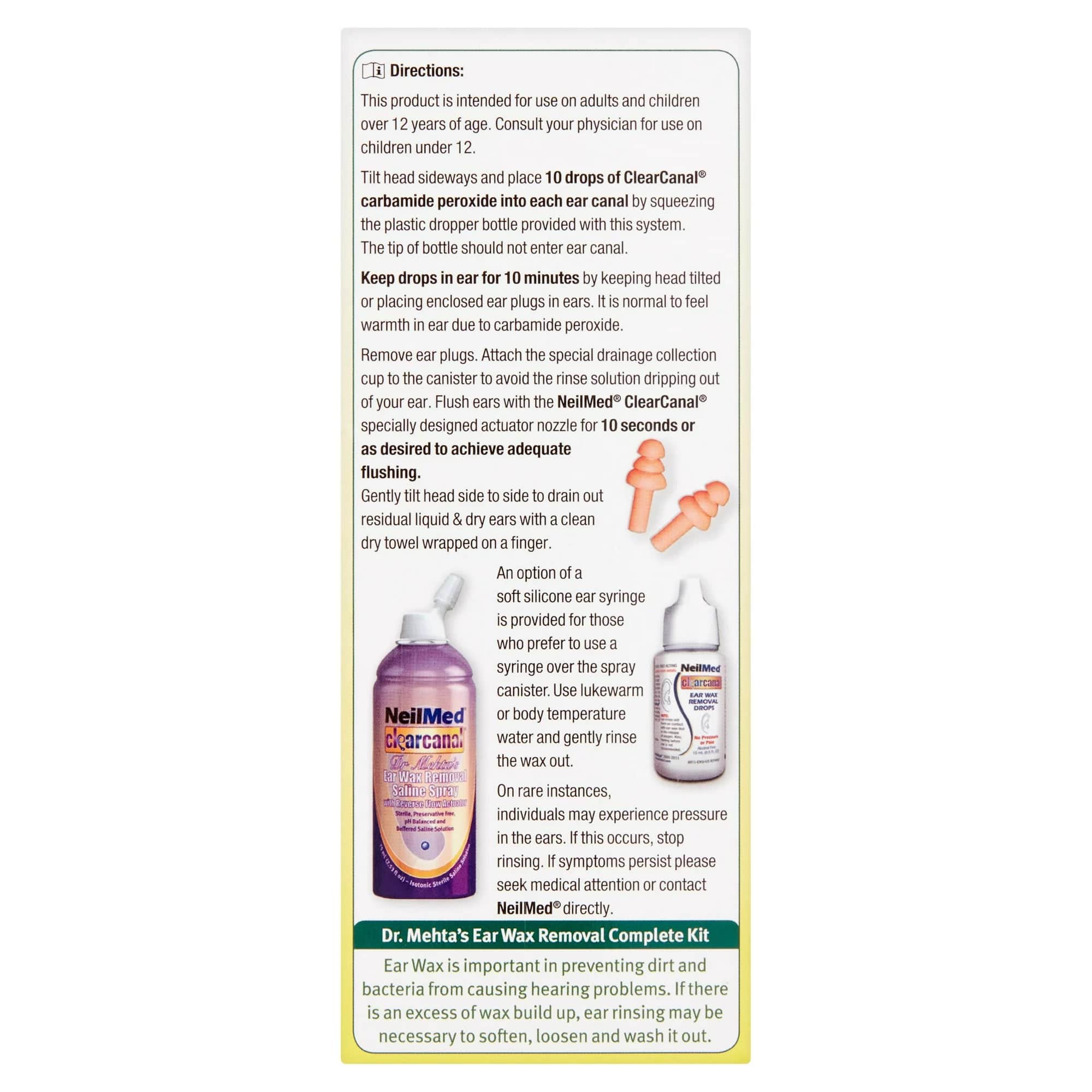 Neilmed Ear Wax Removal Complete Kit™ (10 Treatments) - Image 3