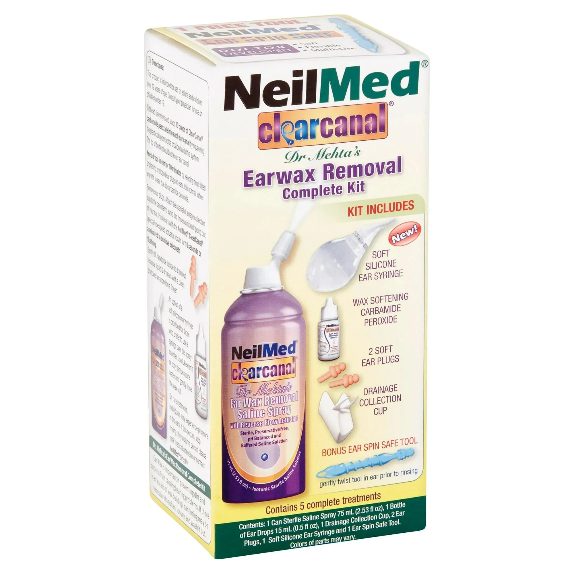 Neilmed Ear Wax Removal Complete Kit™ (10 Treatments) - Image 4