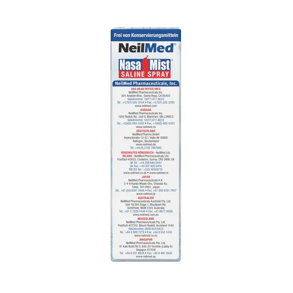NeilMed NasaMist Saline Spray 75ml - Image 4