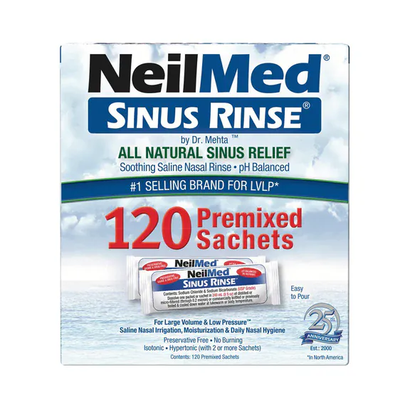 NeilMed All Natural Sinus Rinse Premixed Sachets 120 - Image 6