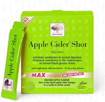 New Nordic Apple Cider Shot Max Strength 15 Sachets