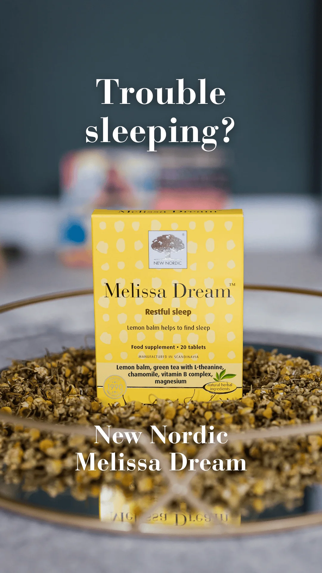 New Nordic Melissa Dream Restful Sleep 20 Tablets - Image 3