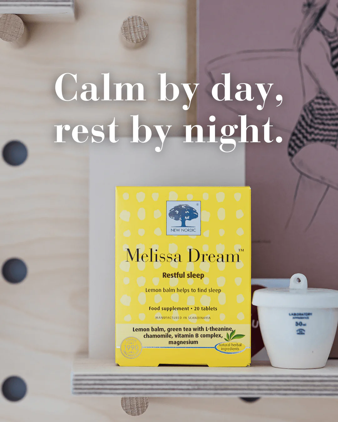 New Nordic Melissa Dream Restful Sleep 40 Tablets - Image 6