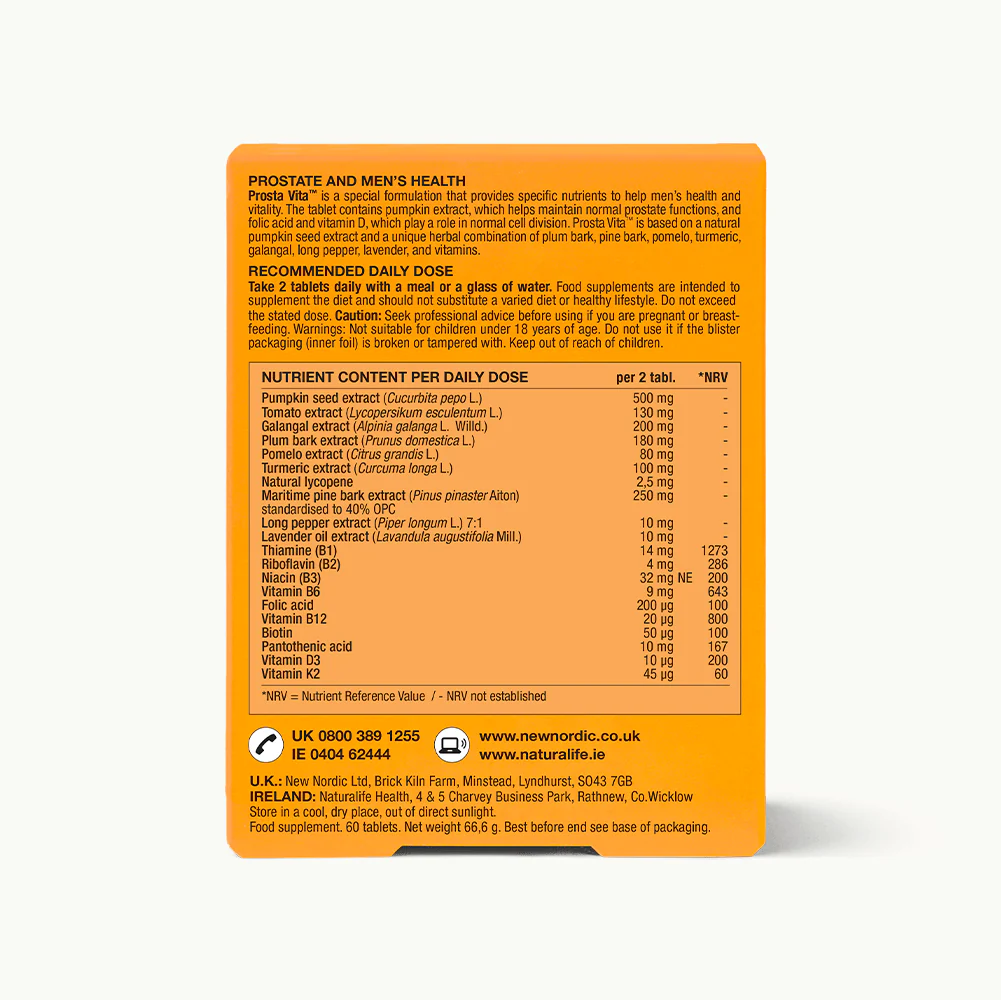 New Nordic Prosta Vital 60 Tablets - Image 8