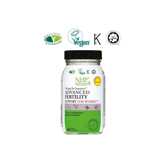 NHP Advanced Fertility Support for Women 60 Capsules - Image 2