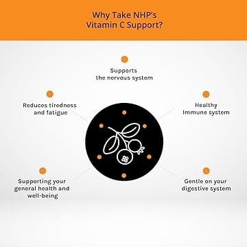 NHP Vitamin C Support 1000mg 60 Capsules - Image 4