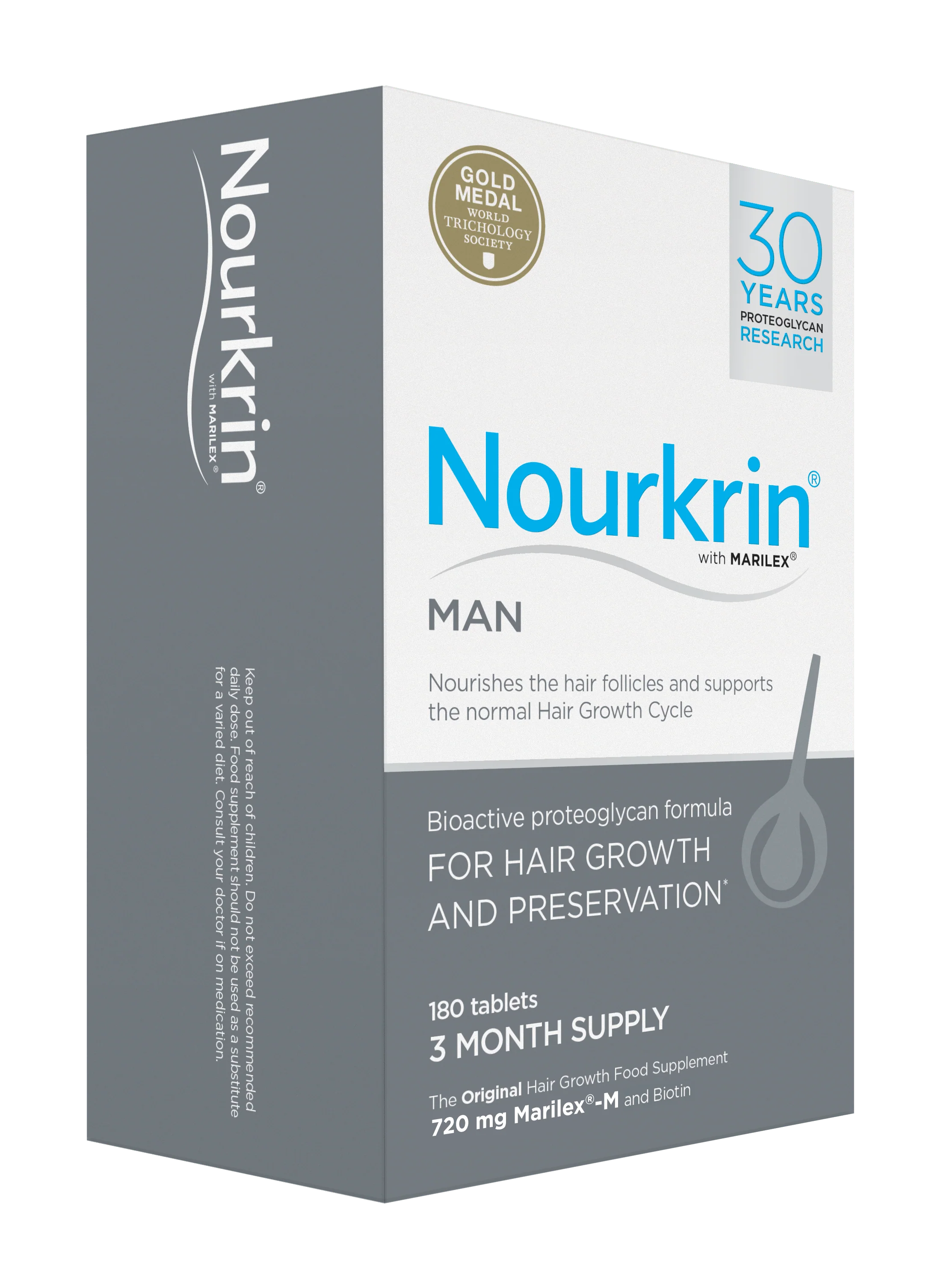 Nourkrin Man 3 Month Supply 180 Tablets