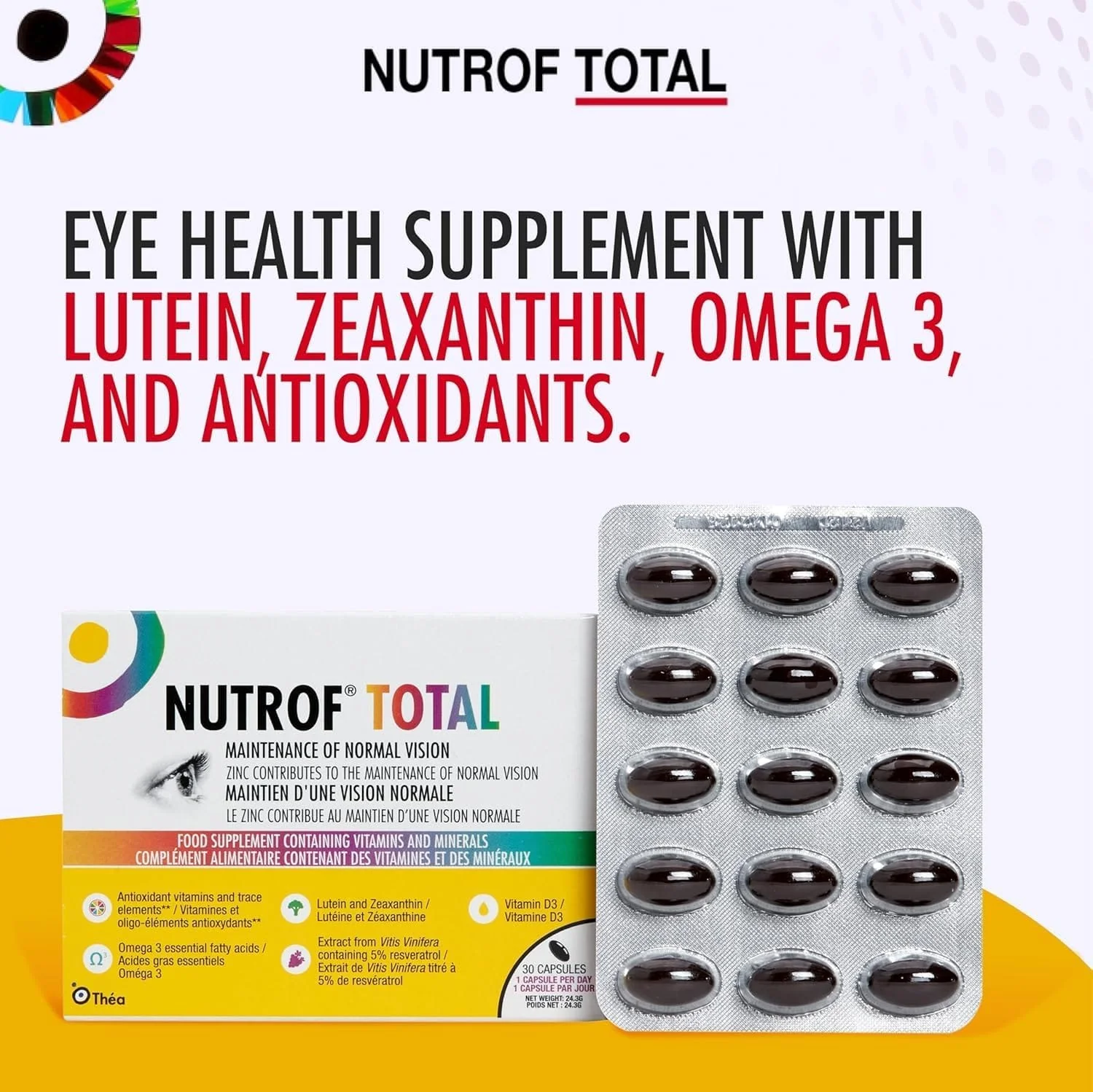 Nutrof Total Eye Health 30 Capsules - Image 3