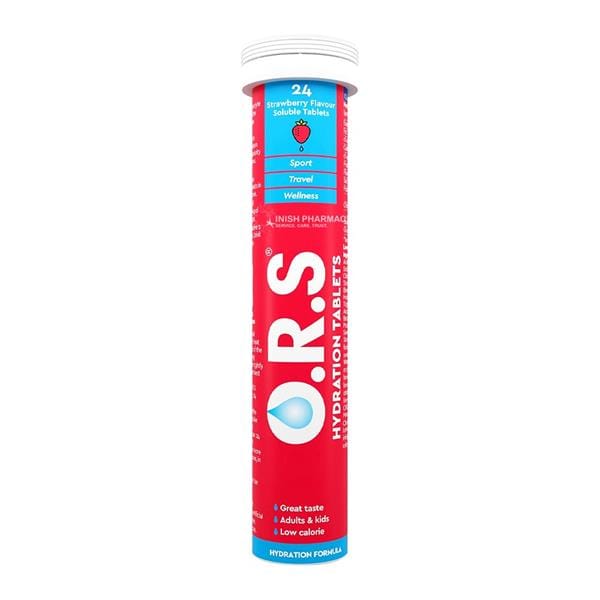 ORS Hydration Tablets Strawberry 24s
