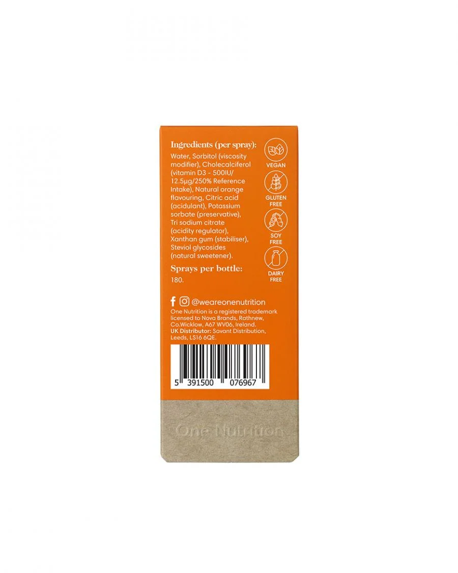 One Nutrition D3 Max 3000IU Oral Spray 30ml - Image 2
