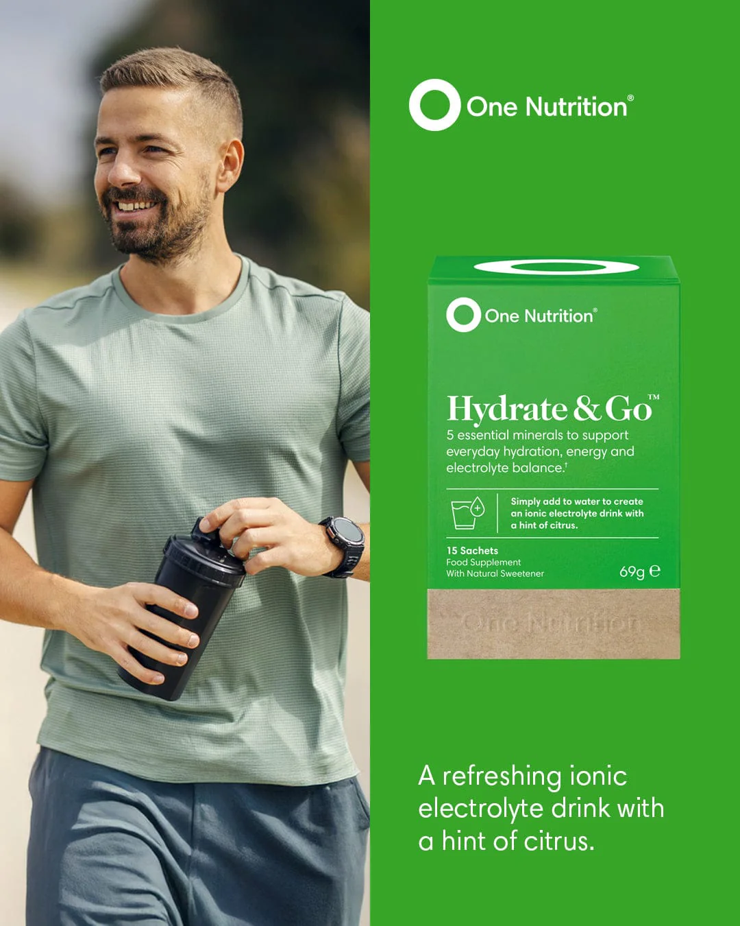 One Nutrition Hydrate & Go 15 Sachets - Image 4