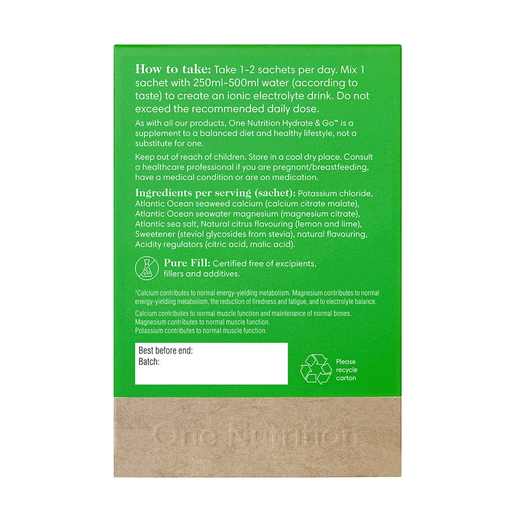 One Nutrition Hydrate & Go 15 Sachets - Image 5