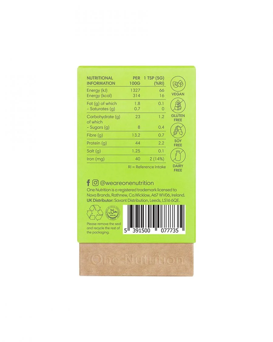 One Nutrition Premium Power Greens Powder 100g - Image 4