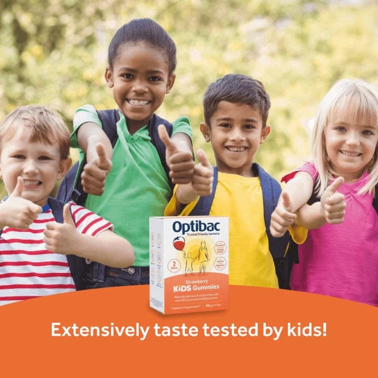 OptiBac Kids Probiotic Gummies Strawberry 30 - Image 6