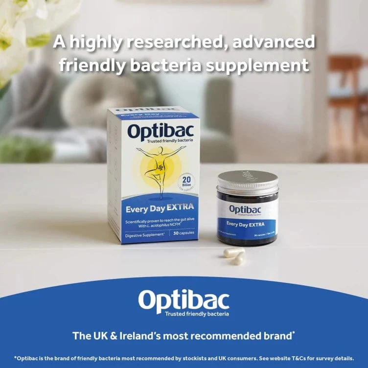OptiBac Probiotics Every Day EXTRA Strength 90 Capsules - Image 3