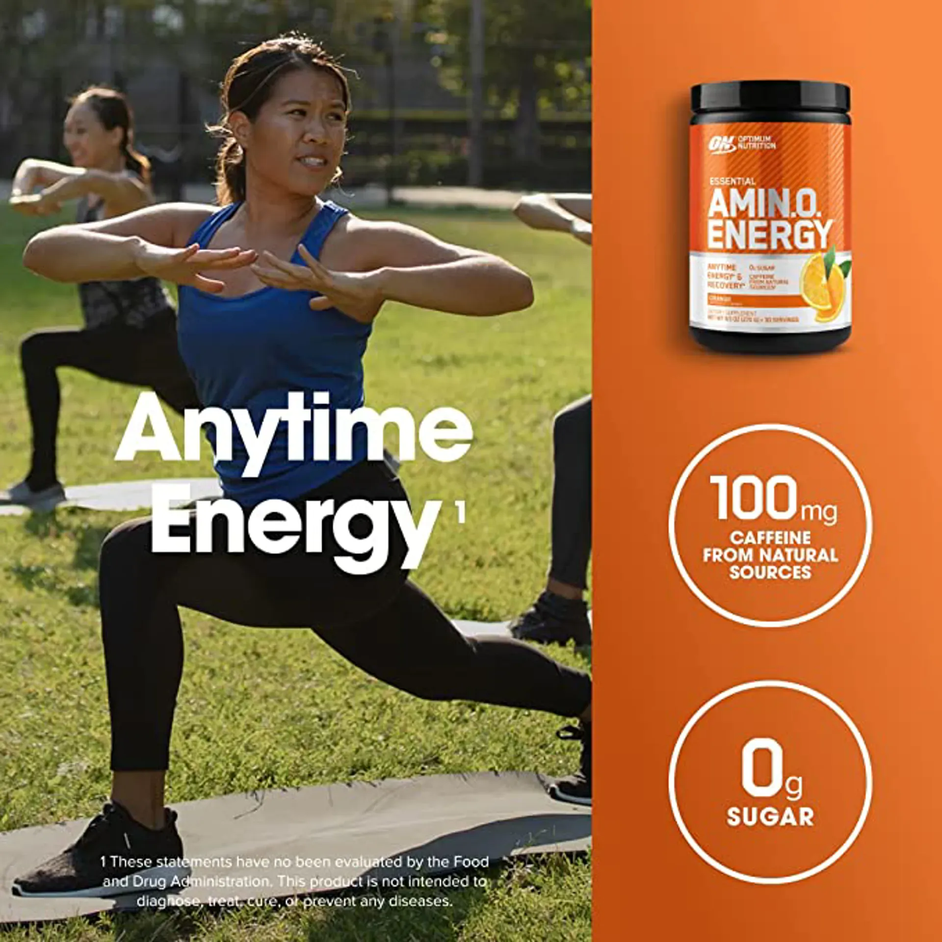 Optimum Nutrition Amino Energy Orange Cooler (270g) - Image 5