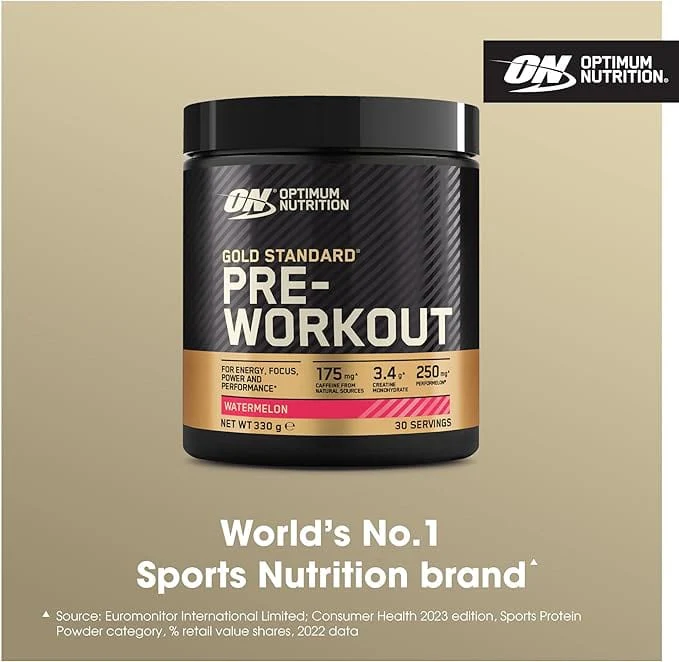 Optimum Nutrition Gold Standard Pre-WorkOut Watermelon (330g) - Image 4