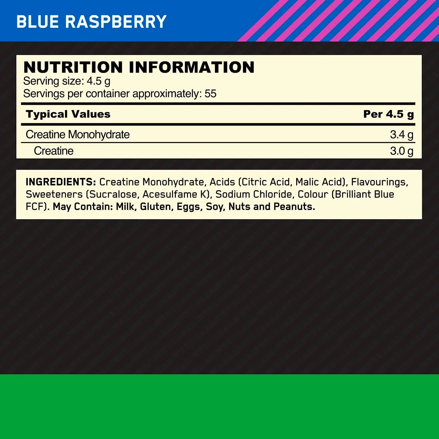 Optimum Nutrition Raspberry Flavour Creatine Monohydrate 247g - Image 7