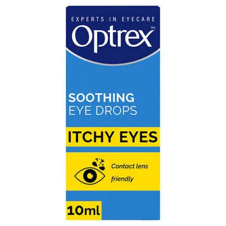 Optrex Soothing Eye Drops for Itchy Eyes 10ml
