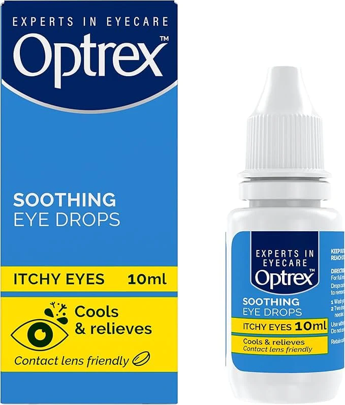Optrex Soothing Eye Drops for Itchy Eyes 10ml - Image 2
