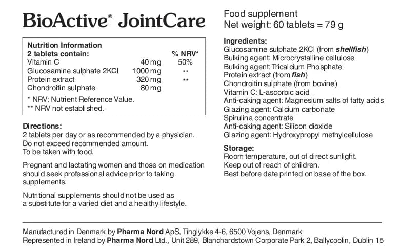 BioActive JointCare 60 Tablets - Image 2