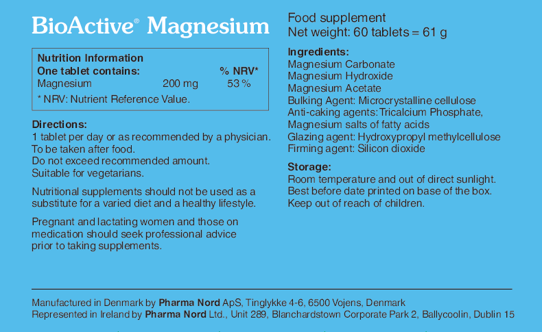 BioActive Magnesium 60 Capsules - Image 3
