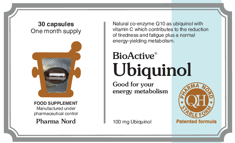 BioActive Ubiquinol 100mg 30 Capsules