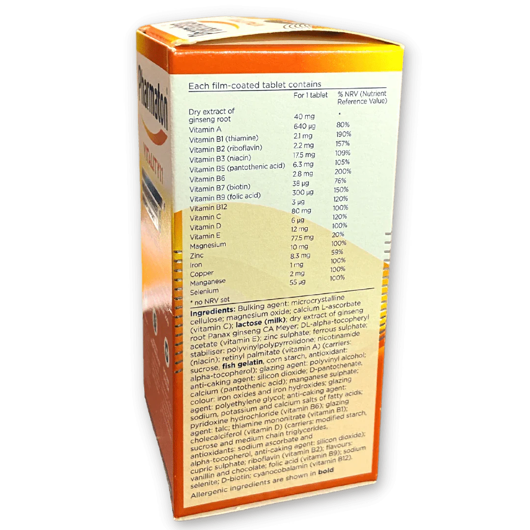 Pharmaton Vitality 11 30 Tablets - Image 3