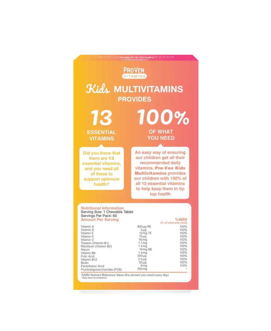 ProVen Kids Multivitamin 60 Chewables - Image 3