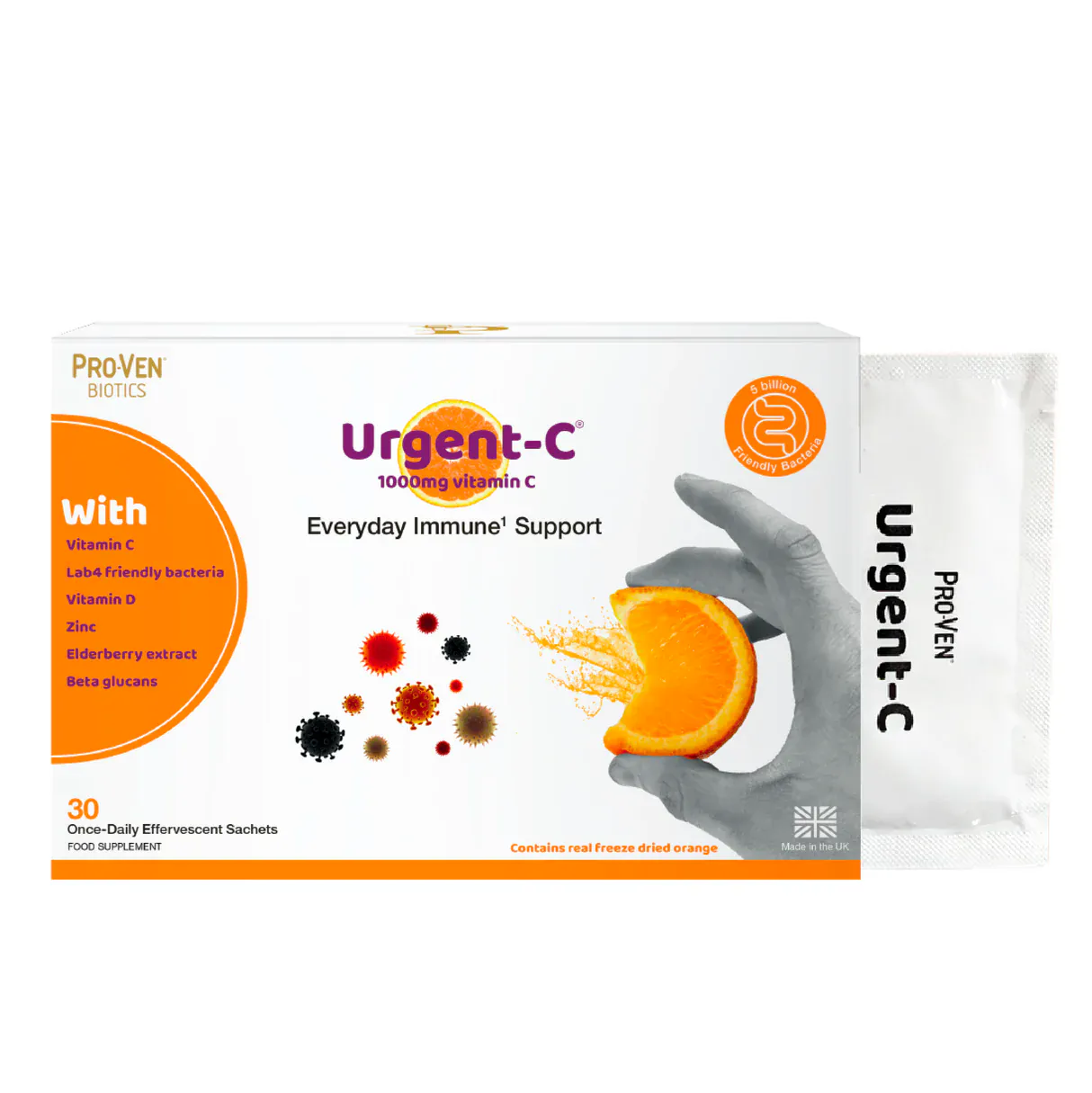 ProVen Probiotic Urgent-C Everyday Immune 30 Sachets