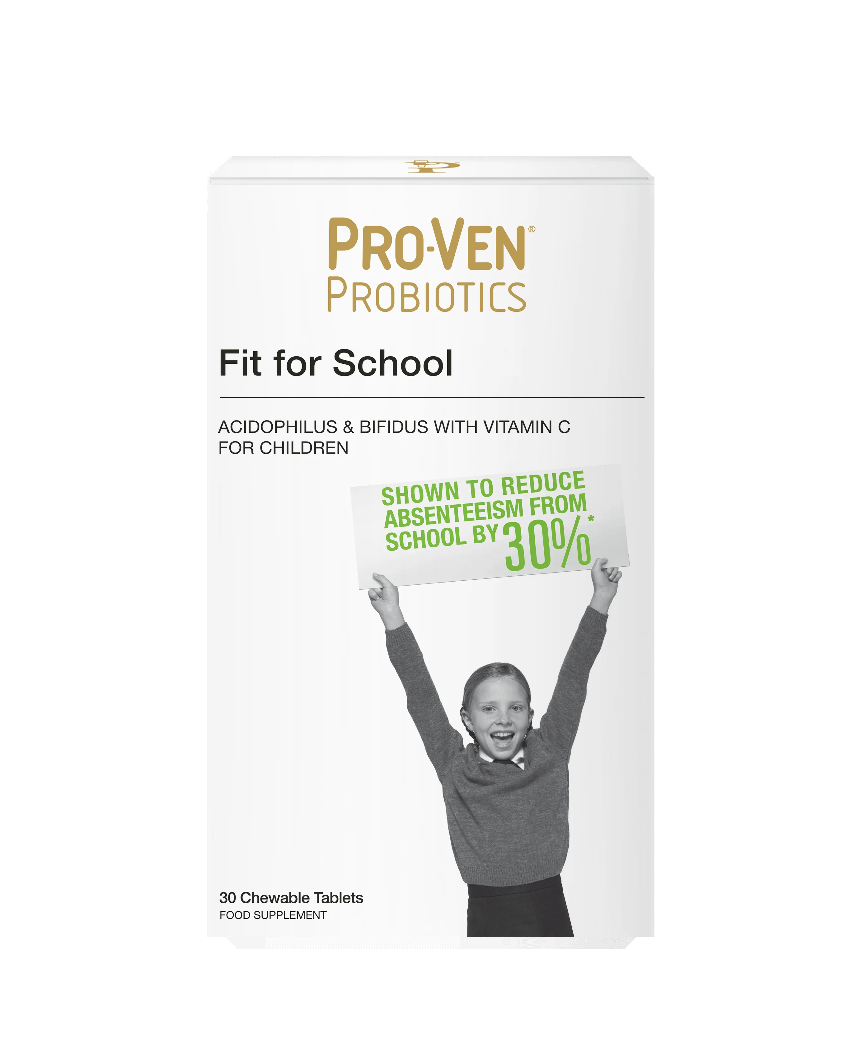 ProVen Probiotics Fit for School Chewable Tablets 30