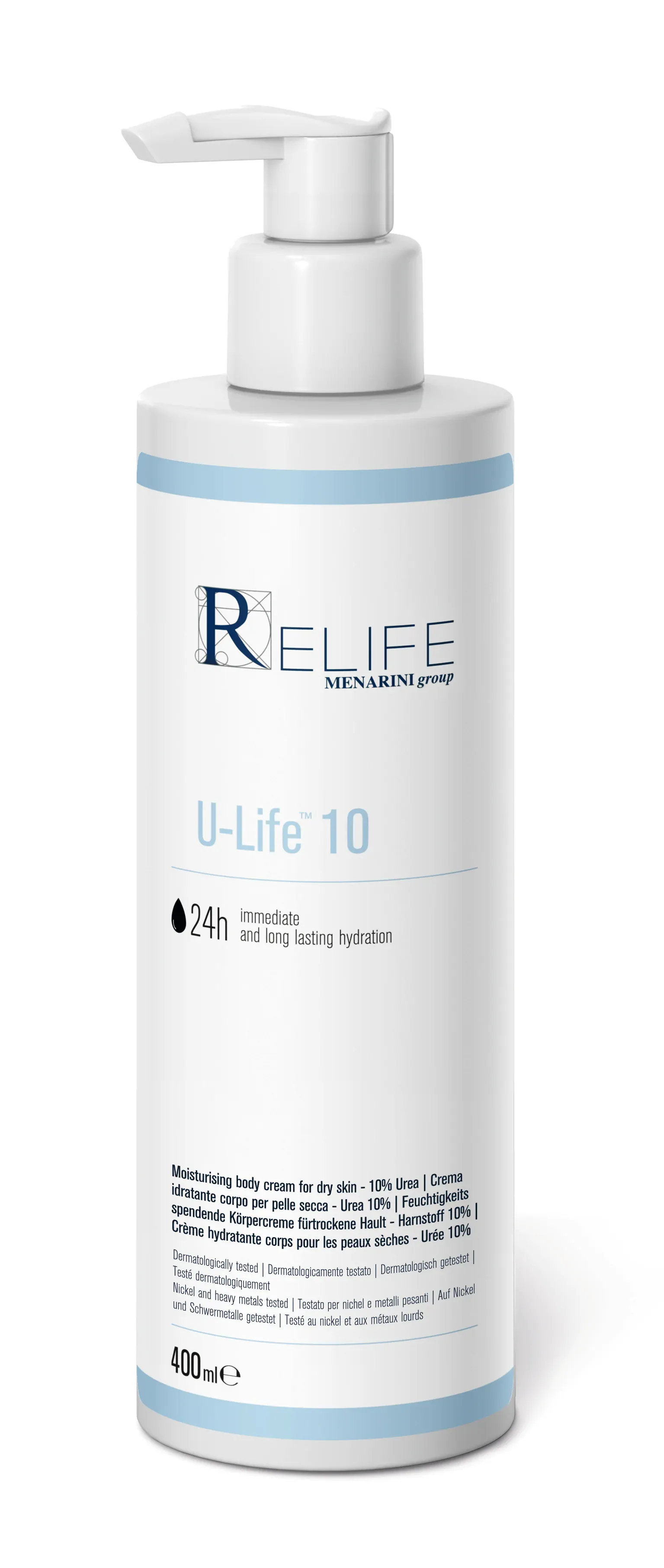 Relife U-Life 10 Moisturising Body Cream 400ml - Image 4