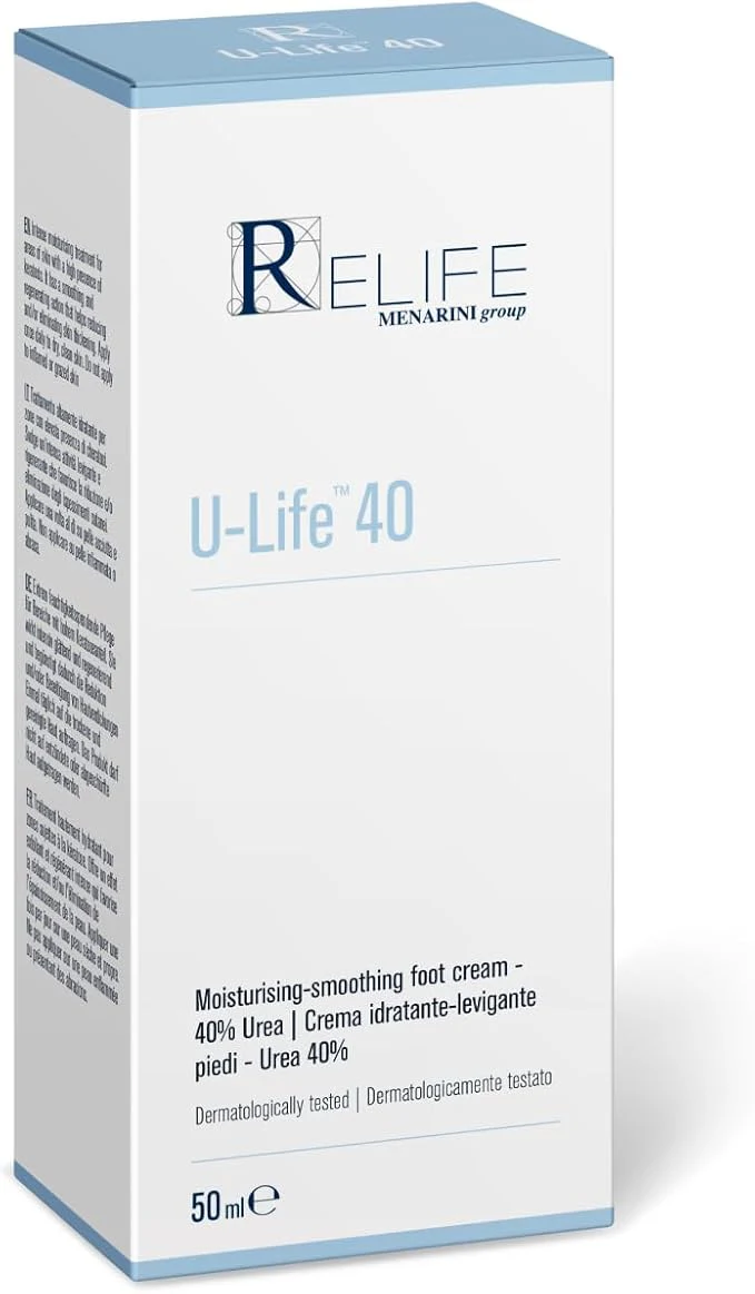Relife U-Life Moisturising Foot Cream 40% Urea 50ml - Image 3