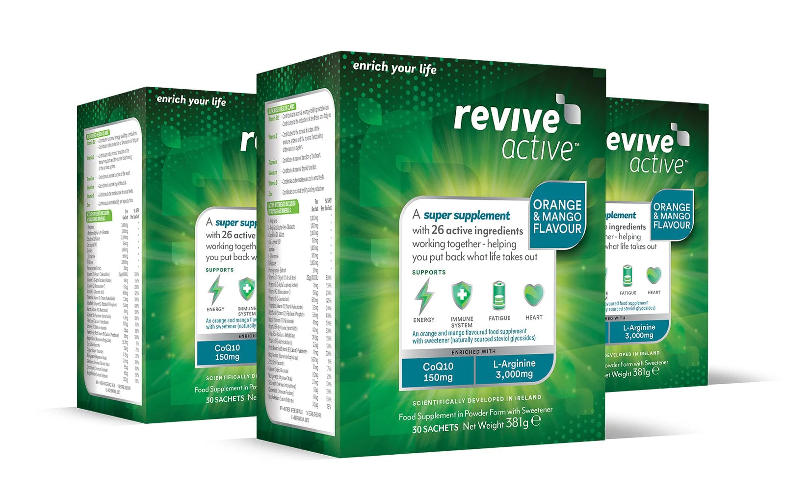 Revive Active Multivitamin Supplement Bundle 90 Sachets (3 Months Supply)
